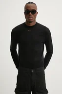 Swetry męskie - Diesel sweter wełniany K-GARTH męski kolor czarny lekki A12444.0CHAU - miniaturka - grafika 1