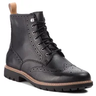 Kozaki damskie - Clarks Kozaki Batcombe Lord 261348577 Black - miniaturka - grafika 1