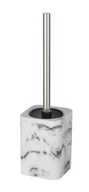 Akcesoria do wc - Wenko Szczotka do wc DESIO polyresin imitujący marmur biała 24767100 - miniaturka - grafika 1