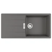 Zlewozmywaki - Franke Centro CNG 611-100 XL GSC Zlewozmywak granitowy jednokomorowy 100x50 cm kamienny szary 114.0687.334 - miniaturka - grafika 1