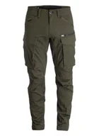 Moda i Uroda OUTLET - G-Star Raw Bojówki Tapered Fit gruen - miniaturka - grafika 1
