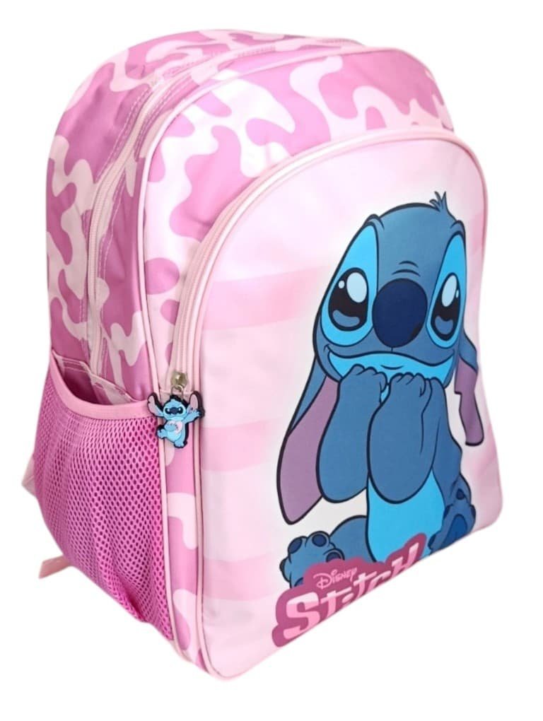 Plecak Szkolny dla Dzieci Disney Stitch Różowy z Kieszeniami