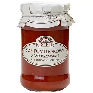 Krokus Sos Pomidorowy z Warzywami 340g - KROSOSPOMWARZ - Sosy w słoikach - miniaturka - grafika 1