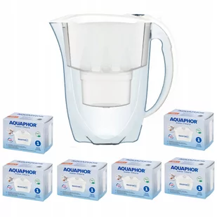 Dzbanek filtrujący Aquaphor Amethyst 2,8 l + 6 wkładów, biały - Dzbanki filtrujące - miniaturka - grafika 1