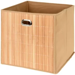 Storage Solutions Pojemnik do przechowywania bambusowy 31x31 cm - Pudła i pojemniki do przechowywania - miniaturka - grafika 1