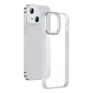 Baseus Crystal Phone Case pancerne etui do iPhone 13 z żelową ramką szary ARJT000313 - Etui i futerały do telefonów - miniaturka - grafika 3
