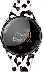 Techmade Freetime Glitter Style Biało-czarny - Smartwatch - miniaturka - grafika 1