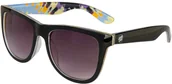 Okulary przeciwsłoneczne - okulary przeciwsłoneczne SANTA CRUZ OPUS DOT SUNGLASSES Black/Purple Rainbow - miniaturka - grafika 1