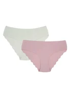 Majtki damskie - Majtki brazyliany Pama 2-pak Esotiq brudny róż, miętowy M - miniaturka - grafika 1
