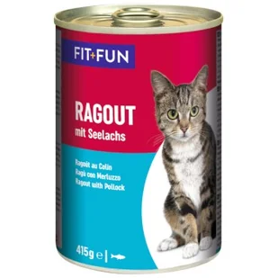 FIT+FUN Ragout Czarniak 48x415 g - Mokra karma dla kotów - miniaturka - grafika 1