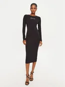 Sukienki - Juicy Couture Sukienka codzienna Dizzie JCWED24309 Czarny Slim Fit - miniaturka - grafika 1