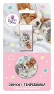 Przybory szkolne - Gumka + temperówka The Sweet Pets - Beniamin - miniaturka - grafika 1