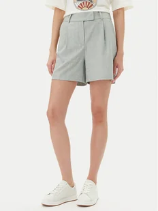 ONLY Szorty materiałowe Linda 15283727 Szary Wide Leg - Spodenki damskie - miniaturka - grafika 1