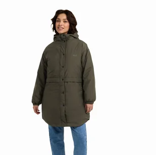 Damska ocieplana parka Jack Wolfskin ALTAY JKT W obsidian moss - XS - Kurtki damskie - miniaturka - grafika 1
