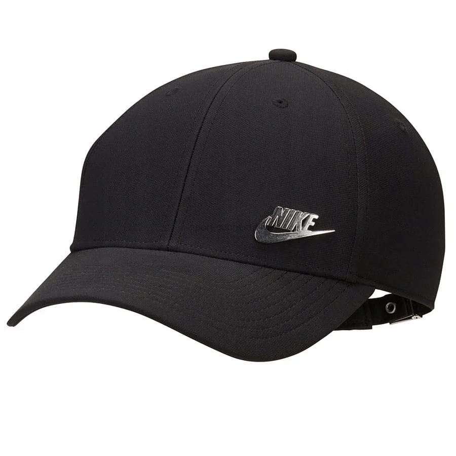 Czapka z Daszkiem Nike Sportowa Czarna Z Logo DRI-FIT FB5371-010