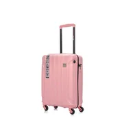 Walizki - Walizka Kabinowa SwissBags Tourist 55cm Różowa - miniaturka - grafika 1