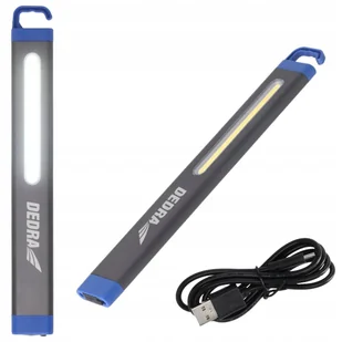 Dedra Latarka Slim Cob Led 360Lm Haczyk Magnes +Usb-C L0911 - Latarki - miniaturka - grafika 1