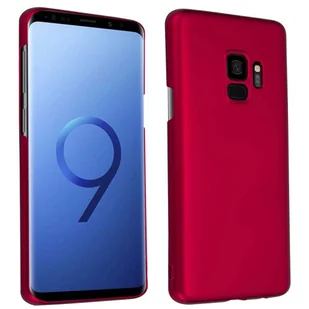 Pokrowiec Do Samsung Galaxy S9 Etui w METAL CZERWONY Hard Case Cover Obudowa Ochronny Cadorabo - Etui i futerały do telefonów - miniaturka - grafika 1