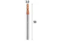 Frezy - Frez węglik VHM 4p 3 mm chwyt 4mm TiAlN 55HRC CNC - miniaturka - grafika 1
