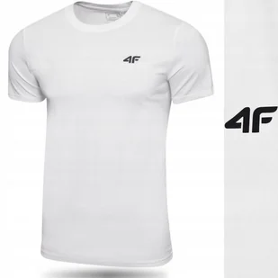 Koszulka Męska 4F T-shirt Podkoszulek Bluzka Sportowa Na Co Dzień - Koszulki męskie - miniaturka - grafika 1