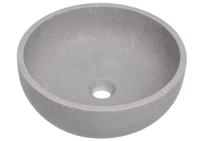 ALANAD AD APO 38cm szara Kamienna umywalka nablatowa APO 38cm szara - Umywalki - miniaturka - grafika 1
