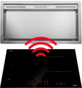 Zestawy AGD - FALMEC płyta indukcyjna 60 H2H + okap GRUPA SILNIKOWA PLUS 50 inox 800 m3/h - miniaturka - grafika 1