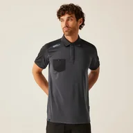 Koszulki sportowe męskie - Męska koszulka polo Offensive Regatta Professional Szary, Rozmiar: 3XL - miniaturka - grafika 1