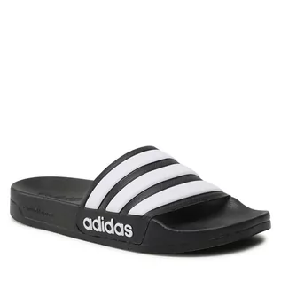 Klapki i japonki damskie - Adidas Klapki adilette Shower GZ5922 Core Black/Cloud White/Core Black - grafika 1