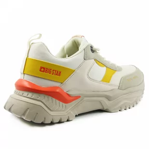 Sneakersy damskie Big Star JJ274A411 beżowe - Sneakersy damskie - miniaturka - grafika 2