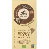Alce Nero CZEKOLADA BIAŁA Z KAWAŁKAMI KAKAO FAIR TRADE BIO 100 g - - Czekolada - miniaturka - grafika 1