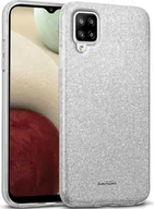 Etui i futerały do telefonów - Etui na telefon komórkowy Samsung Galaxy A22 4G / M22 Glitter Cover TPU Protective Cover, srebrne - miniaturka - grafika 1