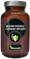 Witaminy i minerały - Hanoju mleczko pszczele + żeń-szeń 500mg 90 kapsułek - miniaturka - grafika 1