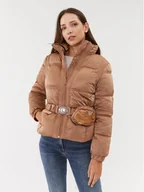 Kurtki damskie - Guess Kurtka zimowa Lucia W3BL19 WEX12 Brązowy Regular Fit - miniaturka - grafika 1