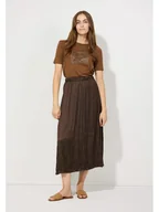 Spódnice - More & More Spódnica w kolorze brązowym - miniaturka - grafika 1