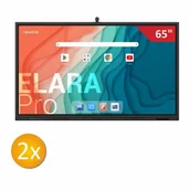 Tablice interaktywne - Zestaw Aktywna Tablica 2 x Newline Elara Pro 65" + uchwyty ścienne - miniaturka - grafika 1