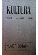 Książki o kulturze i sztuce - Kultura numer ostatni szkice opowiadania sprawozdania - miniaturka - grafika 1