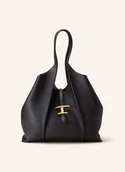 Torebki damskie - Tod's Torba Shopper Timeless Z Saszetką schwarz - miniaturka - grafika 1