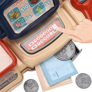 Sklep Supermarket Kasa Fiskalna 42 el. Lumarko! - Zabawy w naśladowanie dorosłych - miniaturka - grafika 7