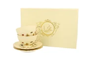 Filiżanki - Duo MOTYLKI KOMPLET 2 FILIŻANEK 125 ML ZE SPODKAMI PORCELANA 5902693915065 - miniaturka - grafika 1
