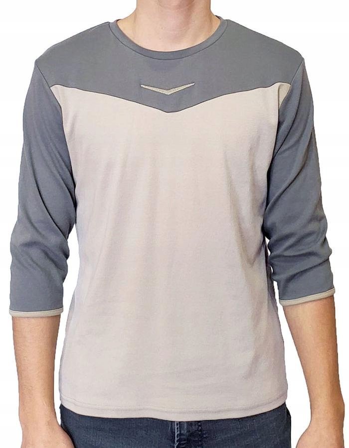 Klasyczna beżowa koszulka T-shirt Spear Point L