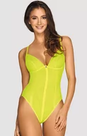 Body - Obsessive neonowe body na ramiączka Neonia, Kolor żółty neon, Rozmiar S/M, Obsessive - Primodo.com - miniaturka - grafika 1