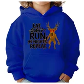 Bluzy dla dziewczynek - BLUZA DZIECIĘCA Z KAPTUREM 99 NOCY W LESIE ROBLOX 110-116 PREZENT - miniaturka - grafika 1