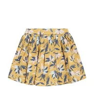 Spódnice - Steiff Dziewczęca spódnica z kwiatowym wzorem, brunatnożółty, 98 cm - miniaturka - grafika 1