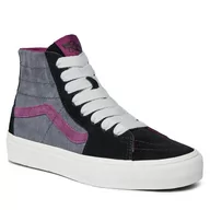 Trampki damskie - Sneakersy Vans Sk8-Hi Tapered Vr3 VN0009Q0B5P1 Black/Purple - miniaturka - grafika 1