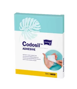 Opatrunek Codosil ADHESIVE silikonowy do leczenia blizn 7x7 cm - Apteczki i materiały opatrunkowe - miniaturka - grafika 1