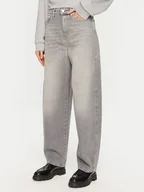 Spodnie damskie - ViCOLO Jeansy DS0076 Szary Regular Fit - miniaturka - grafika 1