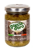 Majonezy i dressingi - Goccia D'Oro Pesto genovese z truflą 130 g - miniaturka - grafika 1
