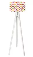 Lampy stojące - Macodesign Lampa podłogowa Kolorowe jamniki tripod-foto-273p-w, 60 W - miniaturka - grafika 1