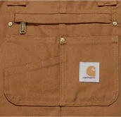 Odzież robocza - Carhartt Ogrodniczki Bib Overall Brown W32/L32 - miniaturka - grafika 1