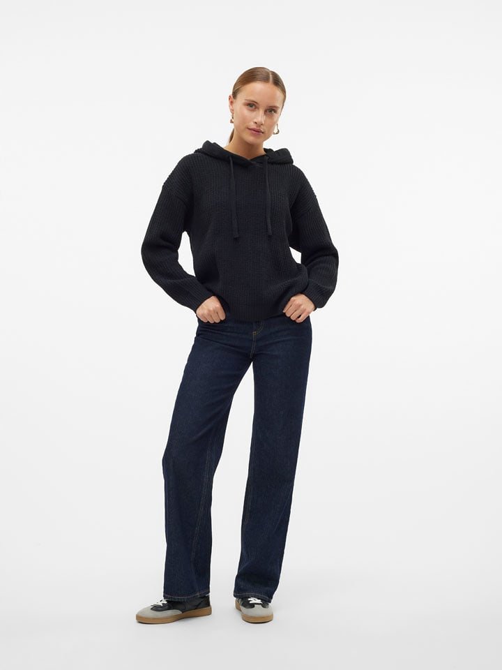 Vero Moda Sweter w kolorze czarnym